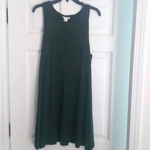 H&M dark green M dress